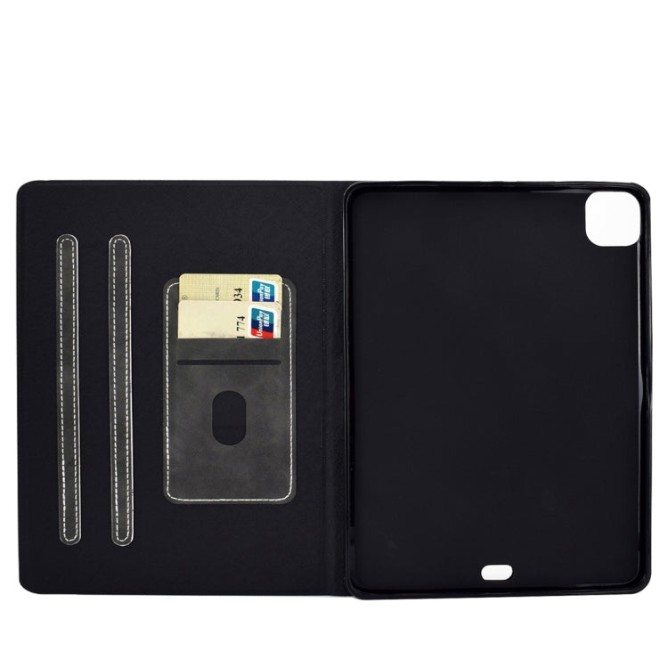 For iPad Pro 11 (2020) & (2018) Cowhide Texture Horizontal Flip Leather Tablet Case with Holder & Card Slots & Sleep / Wake-up Function(Grey) - iPad Pro 11 (2020) Cases by buy2fix | Online Shopping UK | buy2fix
