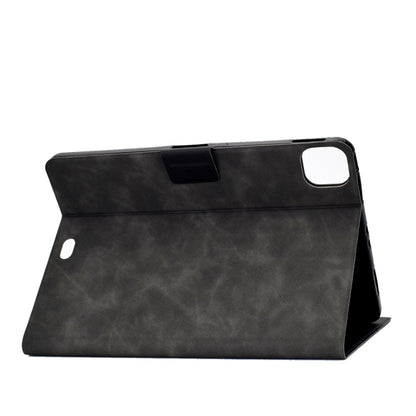 For iPad Pro 11 (2020) & (2018) Cowhide Texture Horizontal Flip Leather Tablet Case with Holder & Card Slots & Sleep / Wake-up Function(Grey) - iPad Pro 11 (2020) Cases by buy2fix | Online Shopping UK | buy2fix