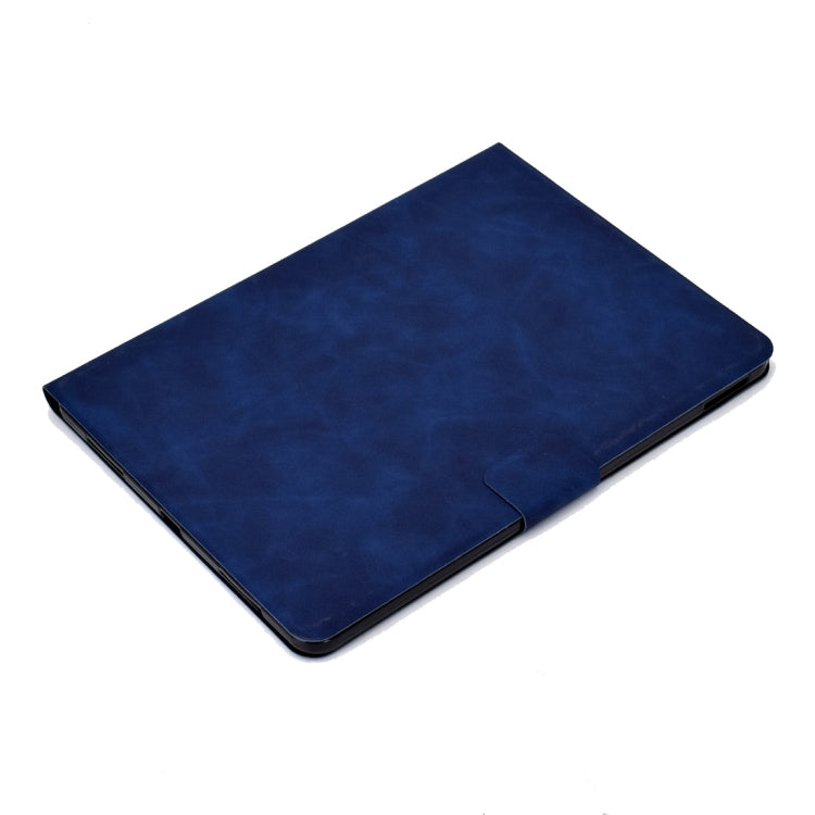 For iPad Pro 11 (2020) & (2018) Cowhide Texture Horizontal Flip Leather Tablet Case with Holder & Card Slots & Sleep / Wake-up Function(Blue) - iPad Pro 11 (2020) Cases by buy2fix | Online Shopping UK | buy2fix