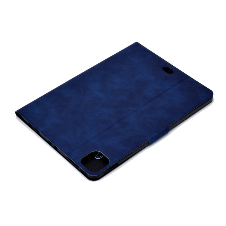 For iPad Pro 11 (2020) & (2018) Cowhide Texture Horizontal Flip Leather Tablet Case with Holder & Card Slots & Sleep / Wake-up Function(Blue) - iPad Pro 11 (2020) Cases by buy2fix | Online Shopping UK | buy2fix