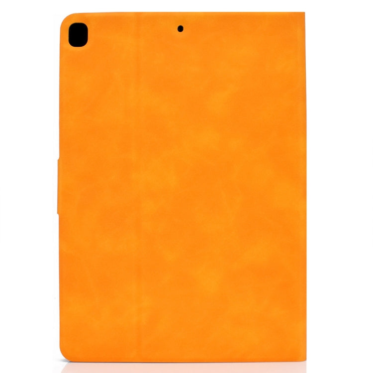 For iPad 10.2 / Air (2019) / Pro 10.5 Cowhide Texture Horizontal Flip Leather Case with Holder & Card Slots & Sleep / Wake-up Function(Khaki) - iPad 10.2 Cases by buy2fix | Online Shopping UK | buy2fix