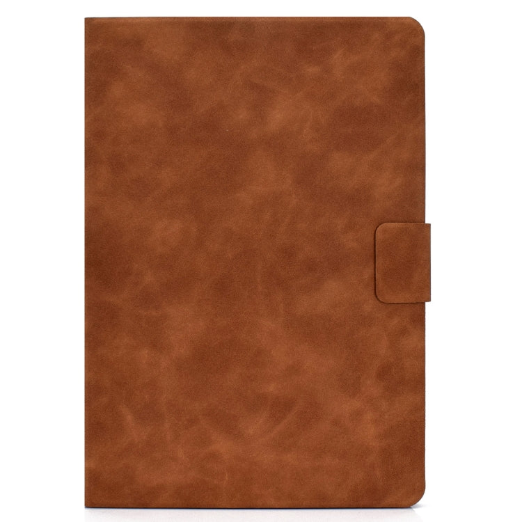 For iPad 10.2 / Air (2019) / Pro 10.5 Cowhide Texture Horizontal Flip Leather Case with Holder & Card Slots & Sleep / Wake-up Function(Brown) - iPad 10.2 Cases by buy2fix | Online Shopping UK | buy2fix