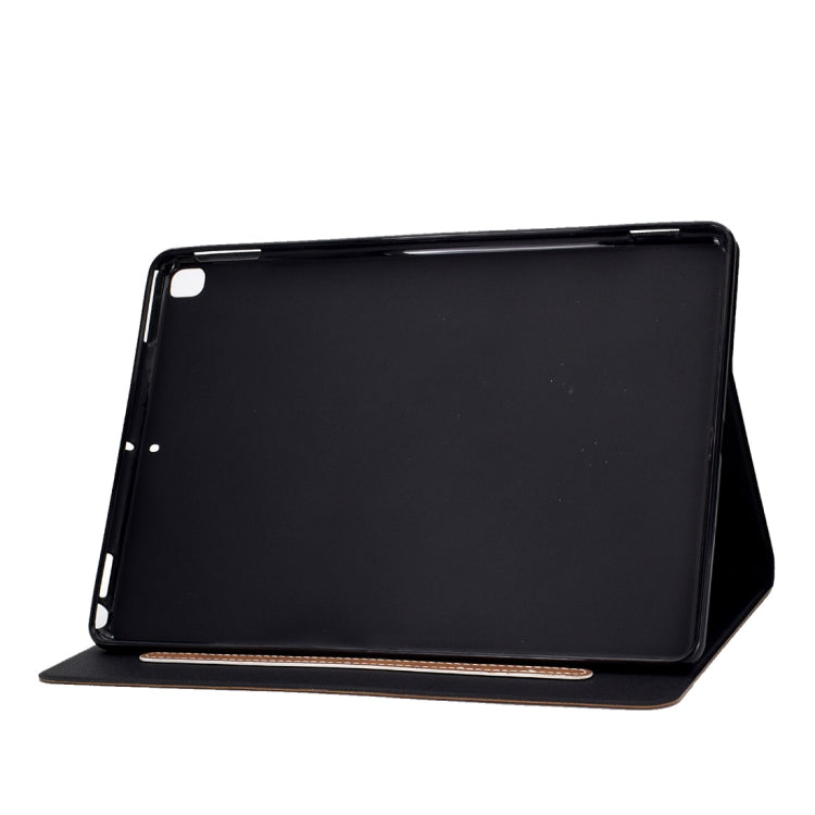 For iPad 10.2 / Air (2019) / Pro 10.5 Cowhide Texture Horizontal Flip Leather Case with Holder & Card Slots & Sleep / Wake-up Function(Brown) - iPad 10.2 Cases by buy2fix | Online Shopping UK | buy2fix