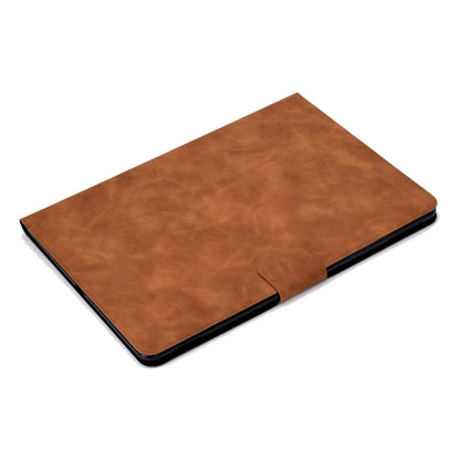 For iPad 10.2 / Air (2019) / Pro 10.5 Cowhide Texture Horizontal Flip Leather Case with Holder & Card Slots & Sleep / Wake-up Function(Brown) - iPad 10.2 Cases by buy2fix | Online Shopping UK | buy2fix
