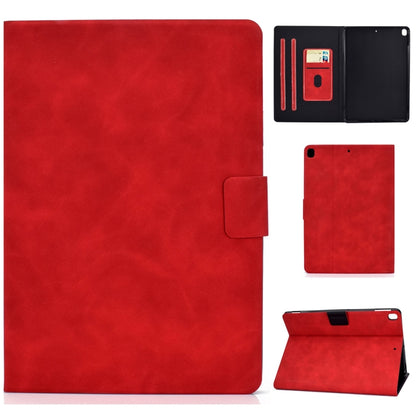 For iPad 10.2 / Air (2019) / Pro 10.5 Cowhide Texture Horizontal Flip Leather Case with Holder & Card Slots & Sleep / Wake-up Function(Red) - iPad 10.2 Cases by buy2fix | Online Shopping UK | buy2fix