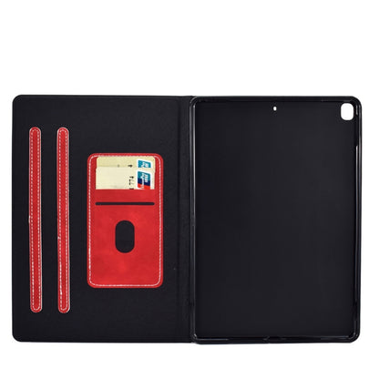 For iPad 10.2 / Air (2019) / Pro 10.5 Cowhide Texture Horizontal Flip Leather Case with Holder & Card Slots & Sleep / Wake-up Function(Red) - iPad 10.2 Cases by buy2fix | Online Shopping UK | buy2fix