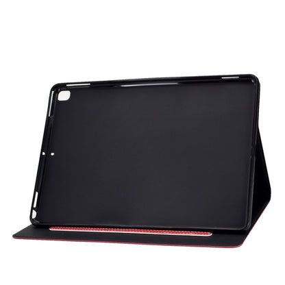 For iPad 10.2 / Air (2019) / Pro 10.5 Cowhide Texture Horizontal Flip Leather Case with Holder & Card Slots & Sleep / Wake-up Function(Red) - iPad 10.2 Cases by buy2fix | Online Shopping UK | buy2fix