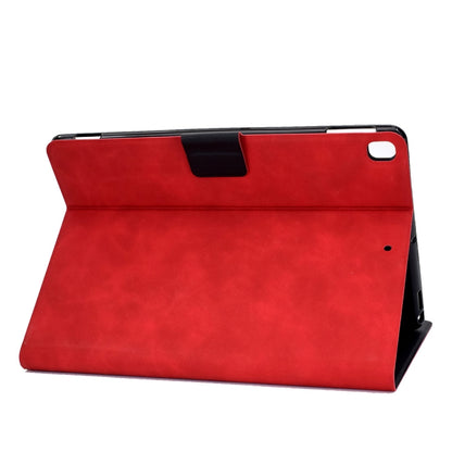 For iPad 10.2 / Air (2019) / Pro 10.5 Cowhide Texture Horizontal Flip Leather Case with Holder & Card Slots & Sleep / Wake-up Function(Red) - iPad 10.2 Cases by buy2fix | Online Shopping UK | buy2fix