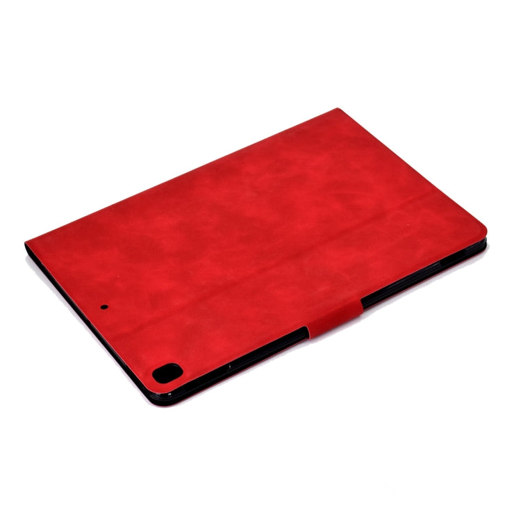 For iPad 10.2 / Air (2019) / Pro 10.5 Cowhide Texture Horizontal Flip Leather Case with Holder & Card Slots & Sleep / Wake-up Function(Red) - iPad 10.2 Cases by buy2fix | Online Shopping UK | buy2fix