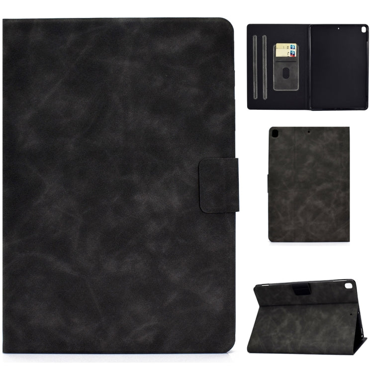 For iPad 10.2 / Air (2019) / Pro 10.5 Cowhide Texture Horizontal Flip Leather Case with Holder & Card Slots & Sleep / Wake-up Function(Grey) - iPad 10.2 Cases by buy2fix | Online Shopping UK | buy2fix