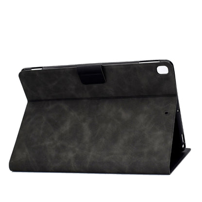 For iPad 10.2 / Air (2019) / Pro 10.5 Cowhide Texture Horizontal Flip Leather Case with Holder & Card Slots & Sleep / Wake-up Function(Grey) - iPad 10.2 Cases by buy2fix | Online Shopping UK | buy2fix