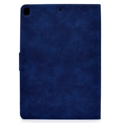 For iPad 10.2 / Air (2019) / Pro 10.5 Cowhide Texture Horizontal Flip Leather Case with Holder & Card Slots & Sleep / Wake-up Function(Blue) - iPad 10.2 Cases by buy2fix | Online Shopping UK | buy2fix