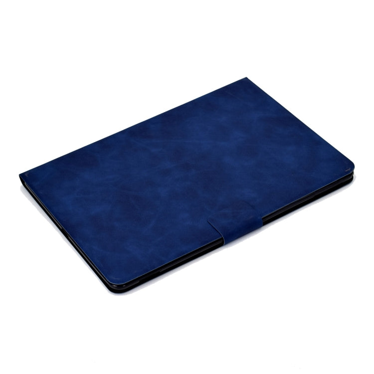 For iPad 10.2 / Air (2019) / Pro 10.5 Cowhide Texture Horizontal Flip Leather Case with Holder & Card Slots & Sleep / Wake-up Function(Blue) - iPad 10.2 Cases by buy2fix | Online Shopping UK | buy2fix