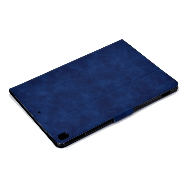 For iPad 10.2 / Air (2019) / Pro 10.5 Cowhide Texture Horizontal Flip Leather Case with Holder & Card Slots & Sleep / Wake-up Function(Blue) - iPad 10.2 Cases by buy2fix | Online Shopping UK | buy2fix