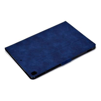 For iPad 10.2 / Air (2019) / Pro 10.5 Cowhide Texture Horizontal Flip Leather Case with Holder & Card Slots & Sleep / Wake-up Function(Blue) - iPad 10.2 Cases by buy2fix | Online Shopping UK | buy2fix