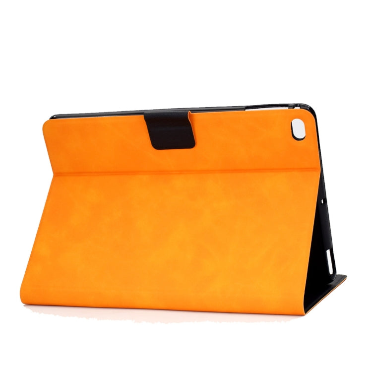 For iPad Air 2 / Air / 9.7 (2018) & (2017) Cowhide Texture Horizontal Flip Leather Case with Holder & Card Slots & Sleep / Wake-up Function(Khaki) - iPad 9.7 (2018) & (2017) Cases by buy2fix | Online Shopping UK | buy2fix