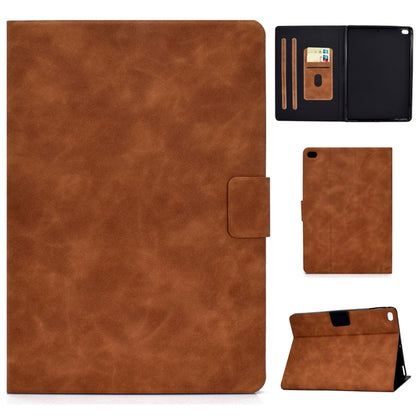 For iPad Air 2 / Air / 9.7 (2018) & (2017) Cowhide Texture Horizontal Flip Leather Case with Holder & Card Slots & Sleep / Wake-up Function(Brown) - iPad 9.7 (2018) & (2017) Cases by buy2fix | Online Shopping UK | buy2fix