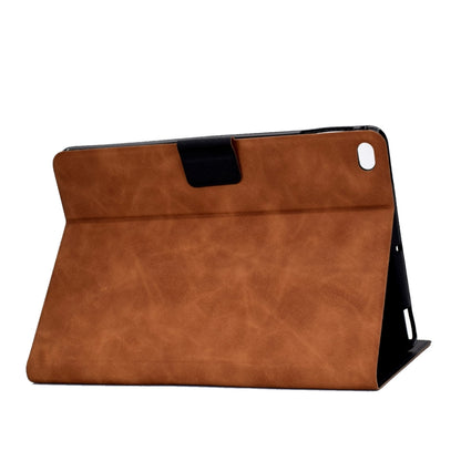 For iPad Air 2 / Air / 9.7 (2018) & (2017) Cowhide Texture Horizontal Flip Leather Case with Holder & Card Slots & Sleep / Wake-up Function(Brown) - iPad 9.7 (2018) & (2017) Cases by buy2fix | Online Shopping UK | buy2fix