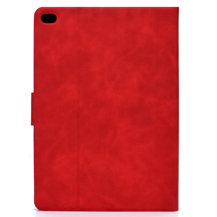 For iPad Air 2 / Air / 9.7 (2018) & (2017) Cowhide Texture Horizontal Flip Leather Case with Holder & Card Slots & Sleep / Wake-up Function(Red) - iPad 9.7 (2018) & (2017) Cases by buy2fix | Online Shopping UK | buy2fix