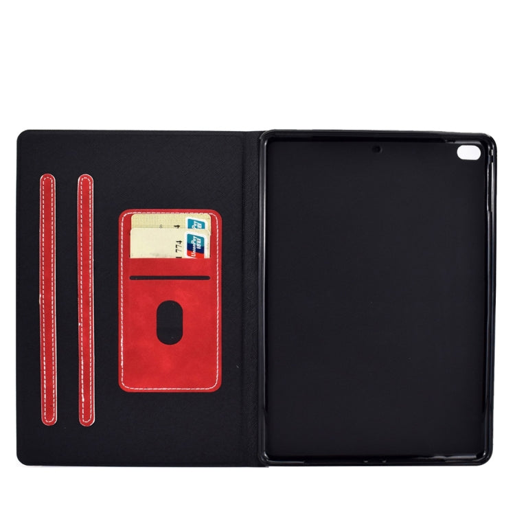 For iPad Air 2 / Air / 9.7 (2018) & (2017) Cowhide Texture Horizontal Flip Leather Case with Holder & Card Slots & Sleep / Wake-up Function(Red) - iPad 9.7 (2018) & (2017) Cases by buy2fix | Online Shopping UK | buy2fix