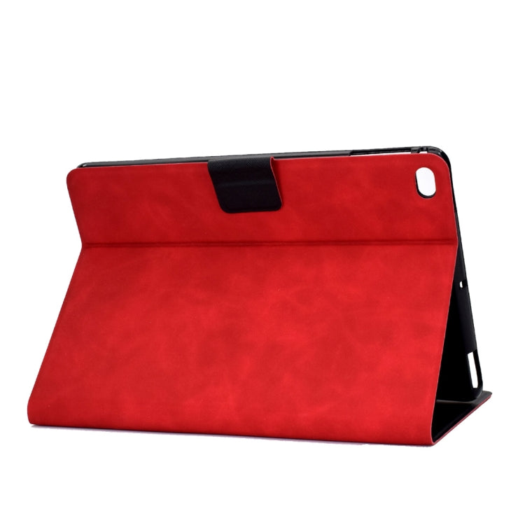 For iPad Air 2 / Air / 9.7 (2018) & (2017) Cowhide Texture Horizontal Flip Leather Case with Holder & Card Slots & Sleep / Wake-up Function(Red) - iPad 9.7 (2018) & (2017) Cases by buy2fix | Online Shopping UK | buy2fix