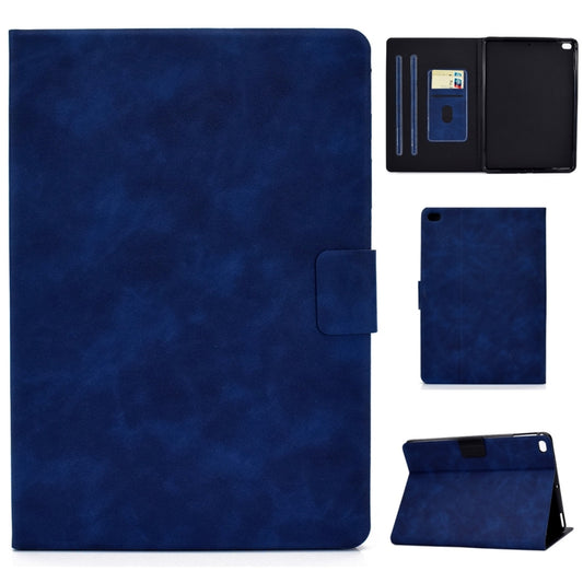 For iPad Air 2 / Air / 9.7 (2018) & (2017) Cowhide Texture Horizontal Flip Leather Case with Holder & Card Slots & Sleep / Wake-up Function(Blue) - iPad 9.7 (2018) & (2017) Cases by buy2fix | Online Shopping UK | buy2fix
