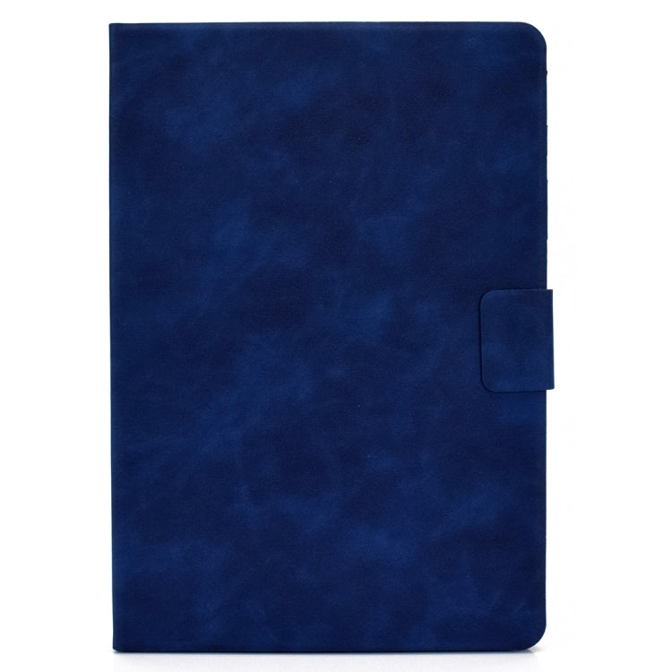 For iPad Air 2 / Air / 9.7 (2018) & (2017) Cowhide Texture Horizontal Flip Leather Case with Holder & Card Slots & Sleep / Wake-up Function(Blue) - iPad 9.7 (2018) & (2017) Cases by buy2fix | Online Shopping UK | buy2fix