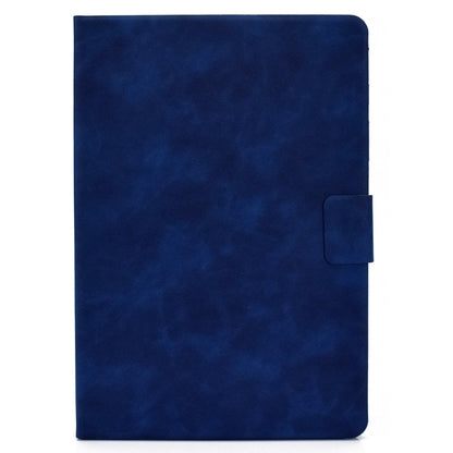 For iPad Air 2 / Air / 9.7 (2018) & (2017) Cowhide Texture Horizontal Flip Leather Case with Holder & Card Slots & Sleep / Wake-up Function(Blue) - iPad 9.7 (2018) & (2017) Cases by buy2fix | Online Shopping UK | buy2fix