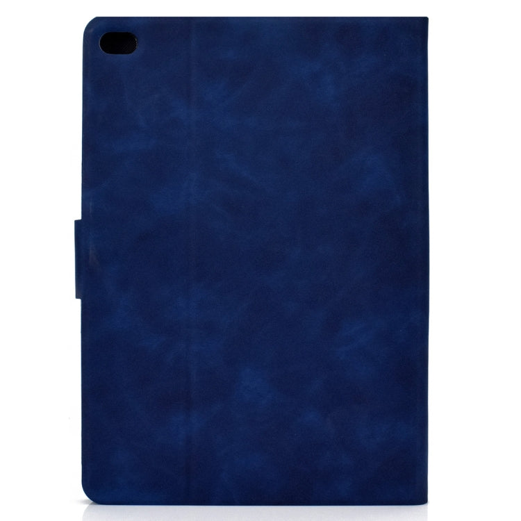 For iPad Air 2 / Air / 9.7 (2018) & (2017) Cowhide Texture Horizontal Flip Leather Case with Holder & Card Slots & Sleep / Wake-up Function(Blue) - iPad 9.7 (2018) & (2017) Cases by buy2fix | Online Shopping UK | buy2fix