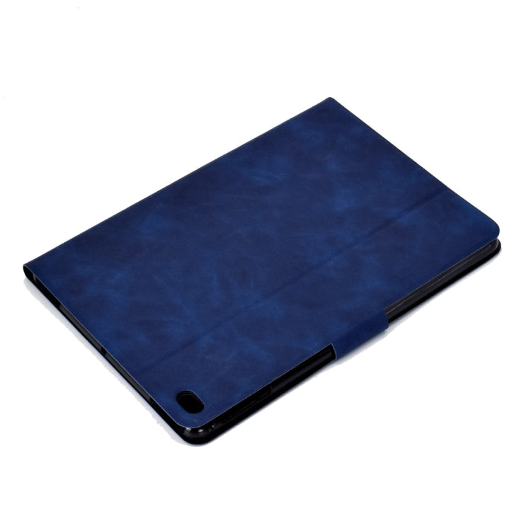 For iPad Air 2 / Air / 9.7 (2018) & (2017) Cowhide Texture Horizontal Flip Leather Case with Holder & Card Slots & Sleep / Wake-up Function(Blue) - iPad 9.7 (2018) & (2017) Cases by buy2fix | Online Shopping UK | buy2fix