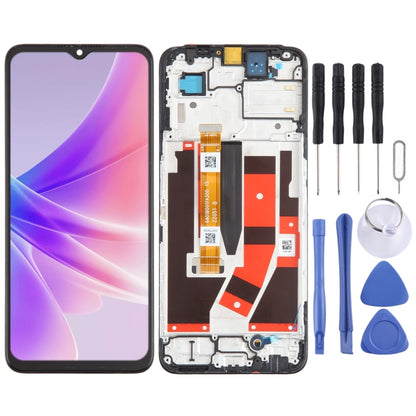 For OPPO A97 5G OEM LCD Screen Digitizer Full Assembly with Frame - LCD Screen by buy2fix | Online Shopping UK | buy2fix