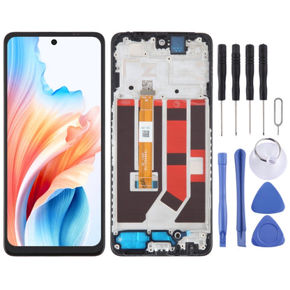 For OPPO A2 5G OEM LCD Screen Digitizer Full Assembly with Frame - LCD Screen by buy2fix | Online Shopping UK | buy2fix