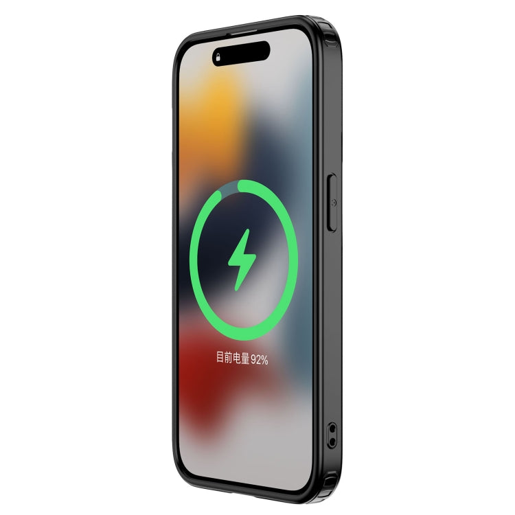 For iPhone 15 Pro Armor Frosted Phone Case(Grey) by buy2fix