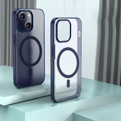 For iPhone 15 Plus Armor MagSafe Magnetic Phone Case(Blue) by buy2fix