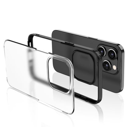 For iPhone 15 Pro Armor MagSafe Magnetic Phone Case(Black) by buy2fix