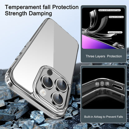 For iPhone 15 Pro iPAKY XJ Series Transparent PC+TPU Phone Case - iPhone 15 Pro Cases by iPAKY | Online Shopping UK | buy2fix