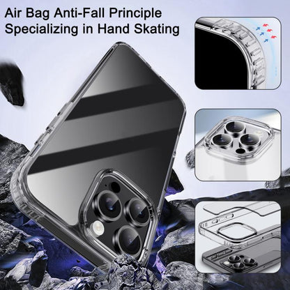 For iPhone 16 Pro Max iPAKY XJ Series Transparent PC+TPU Phone Case - iPhone 16 Pro Max Cases by iPAKY | Online Shopping UK | buy2fix