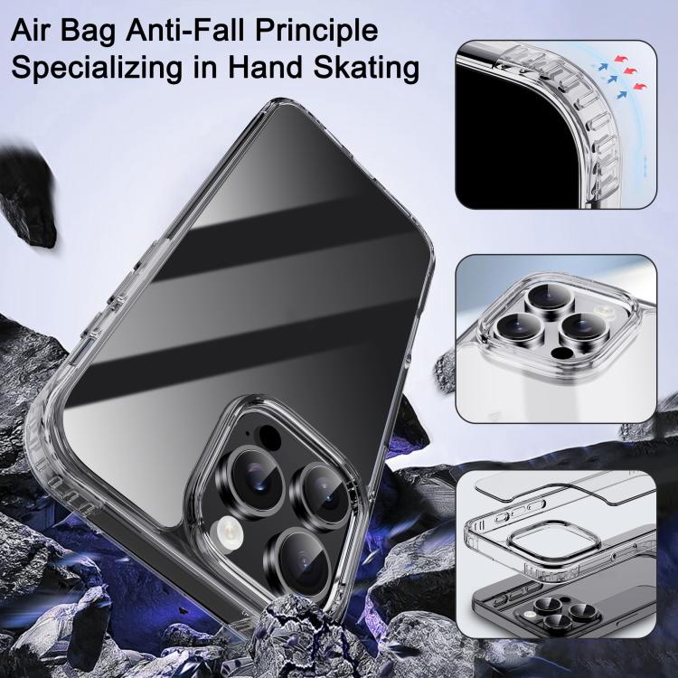 For iPhone 16 Plus iPAKY XJ Series Transparent PC+TPU Phone Case - iPhone 16 Plus Cases by iPAKY | Online Shopping UK | buy2fix