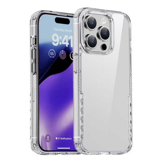 For iPhone 15 Pro Max iPAKY YG Series Transparent PC+TPU Phone Case(Transparent)