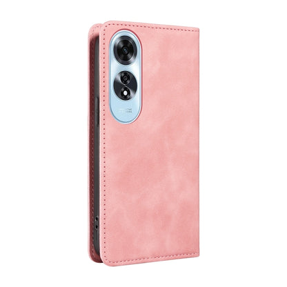 For OPPO A60 4G Global BETOPNICE Suction RFID Anti-theft Leather Phone Case(Pink) - OPPO Cases by BETOPNICE | Online Shopping UK | buy2fix