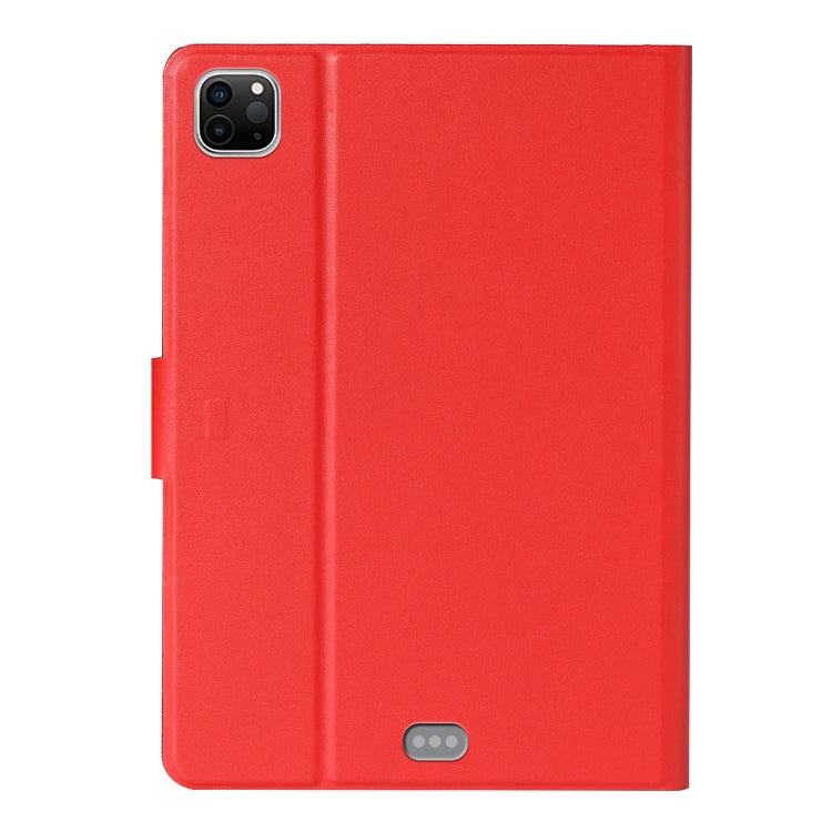 For iPad Pro 11 (2020) Solid Color Horizontal Flip Leather Tablet Case with Card Slots & Holder & Sleep / Wake-up Function(Red) - iPad Pro 11 (2020) Cases by buy2fix | Online Shopping UK | buy2fix