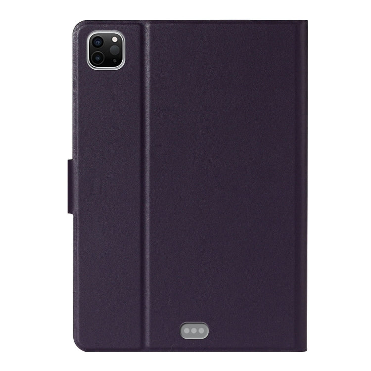 For iPad Pro 11 (2020) Solid Color Horizontal Flip Leather Tablet Case with Card Slots & Holder & Sleep / Wake-up Function(Purple) - iPad Pro 11 (2020) Cases by buy2fix | Online Shopping UK | buy2fix