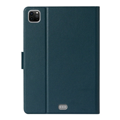 For iPad Pro 11 (2020) Solid Color Horizontal Flip Leather Tablet Case with Card Slots & Holder & Sleep / Wake-up Function(Dark Green) - iPad Pro 11 (2020) Cases by buy2fix | Online Shopping UK | buy2fix