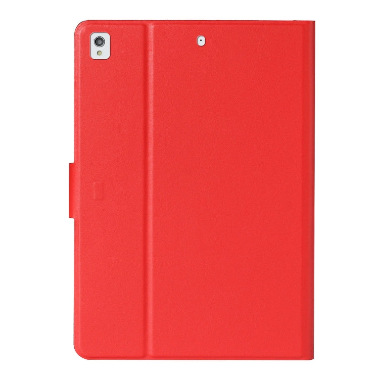 For iPad 10.2 Solid Color Horizontal Flip Leather Case with Card Slots & Holder & Sleep / Wake-up Function(Red) - iPad 10.2 Cases by buy2fix | Online Shopping UK | buy2fix