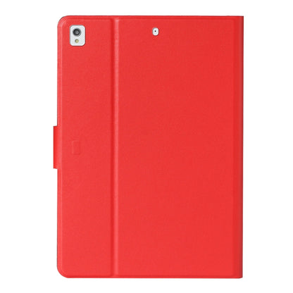 For iPad 10.2 Solid Color Horizontal Flip Leather Case with Card Slots & Holder & Sleep / Wake-up Function(Red) - iPad 10.2 Cases by buy2fix | Online Shopping UK | buy2fix