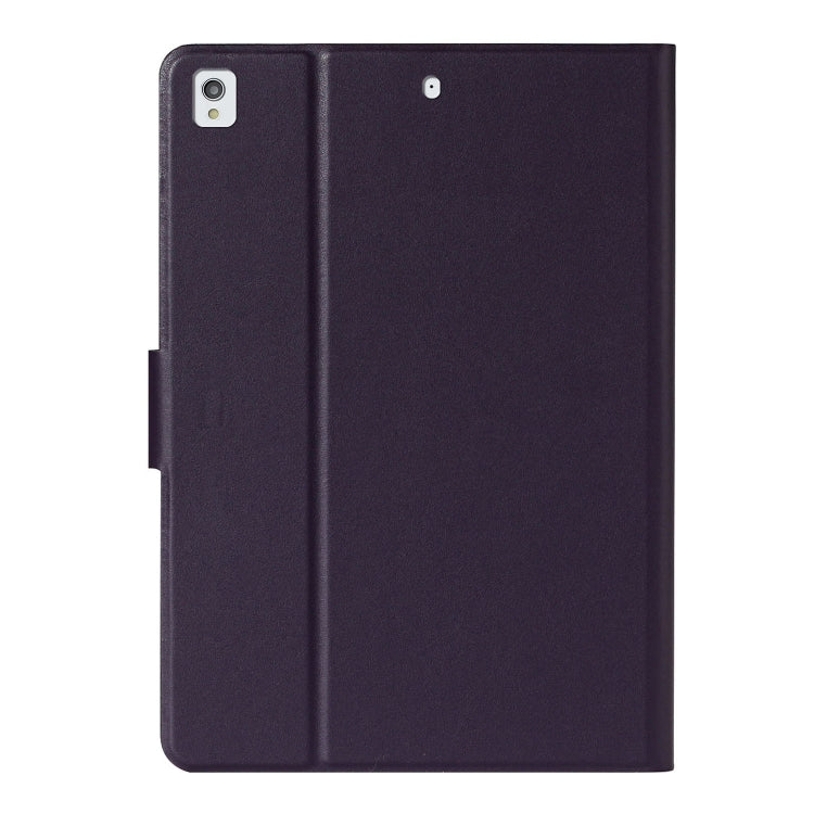 For iPad 10.2 Solid Color Horizontal Flip Leather Case with Card Slots & Holder & Sleep / Wake-up Function(Purple) - iPad 10.2 Cases by buy2fix | Online Shopping UK | buy2fix