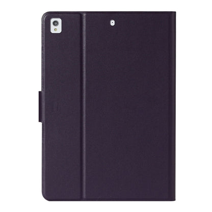 For iPad 10.2 Solid Color Horizontal Flip Leather Case with Card Slots & Holder & Sleep / Wake-up Function(Purple) - iPad 10.2 Cases by buy2fix | Online Shopping UK | buy2fix