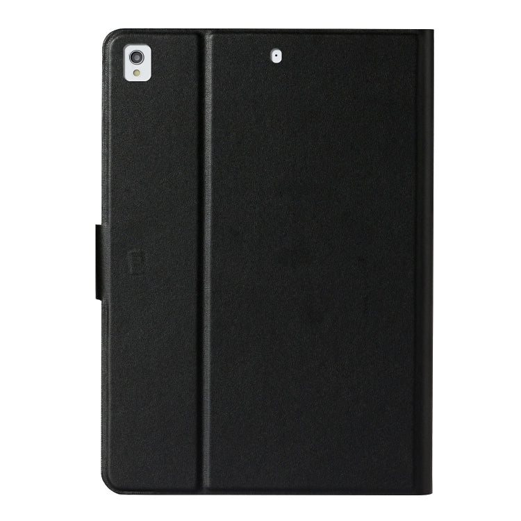 For iPad 10.2 Solid Color Horizontal Flip Leather Case with Card Slots & Holder & Sleep / Wake-up Function(Black) - iPad 10.2 Cases by buy2fix | Online Shopping UK | buy2fix