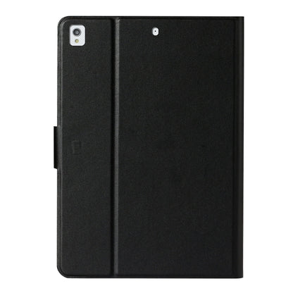 For iPad 10.2 Solid Color Horizontal Flip Leather Case with Card Slots & Holder & Sleep / Wake-up Function(Black) - iPad 10.2 Cases by buy2fix | Online Shopping UK | buy2fix