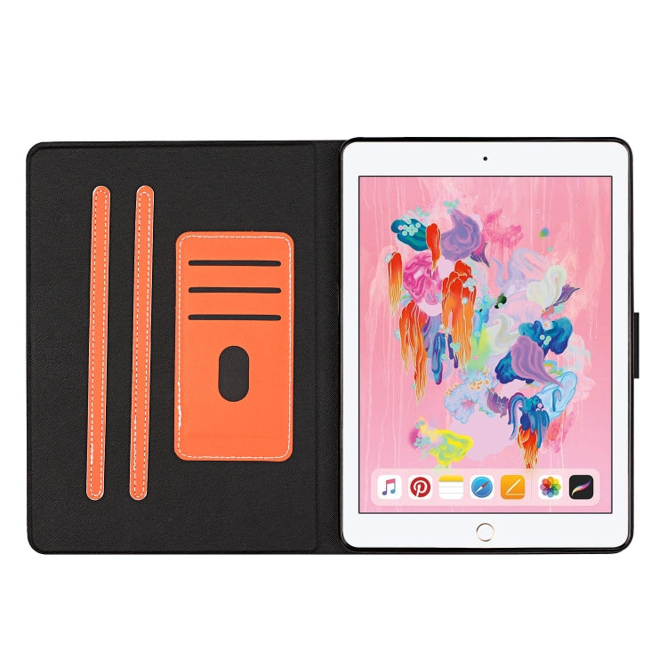For iPad 9.7 (2017/2018) & Air 2 & Air Solid Color Horizontal Flip Leather Case with Card Slots & Holder & Sleep / Wake-up Function(Orange) - iPad 9.7 (2018) & (2017) Cases by buy2fix | Online Shopping UK | buy2fix